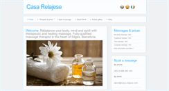 Desktop Screenshot of casa-relajese.com